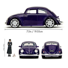 Carregar imatge al visor de la galeria, VW Escarabat de Miércoles Addams Metàl·lic 1:24