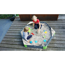 Load image into Gallery viewer, Wooden hexagon-shaped sandbox Aksent 160x140cm