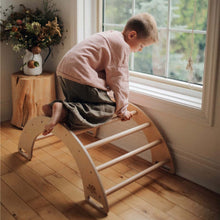 Load image into Gallery viewer, Pikler Wooden Swing and Climbing Arch