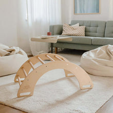 Load image into Gallery viewer, Pikler Wooden Swing and Climbing Arch