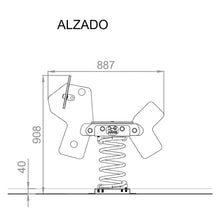 Carregar imatge al visor de la galeria, Balancí amb ressort Lima Gosset