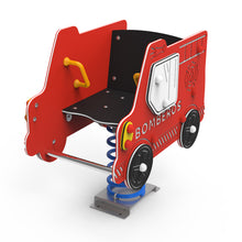 Load image into Gallery viewer, Rocking Spring Fire Truck Inclusive