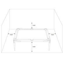 Cargar imagen en el visor de la galería, Medidas para billar de interior
