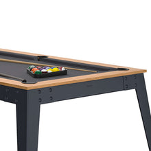 Carregar imatge al visor de la galeria, Billar con estructura de metal gris oscuro