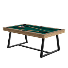 Load image into Gallery viewer, Mesa de billar moderna con tela verde