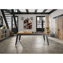 Cargar imagen en el visor de la galería, Billar convertible - Steel Oak