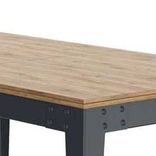 Cargar imagen en el visor de la galería, Billar convertible - Steel Oak