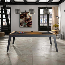 Carregar imatge al visor de la galeria, Billar con estructura de metal gris