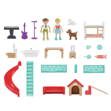 Cargar imagen en el visor de la galería, Casa de Muñecas Interactiva con Efectos de Sonido