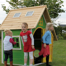 Cargar imagen en el visor de la galería, Casita infantil de madera Fantasia 100 color Verde
