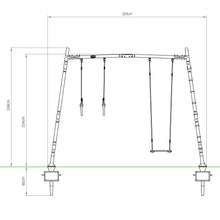 Carregar imatge al visor de la galeria, Parque infantil gimnasio medidas