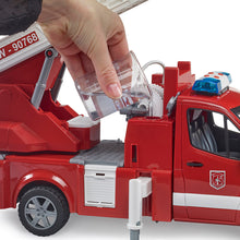 Load image into Gallery viewer, Mercedes Benz fire truck with lights and sounds