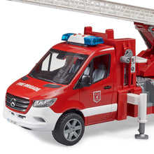 Load image into Gallery viewer, Mercedes Benz fire truck with lights and sounds