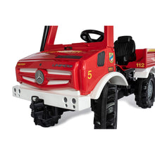 Load image into Gallery viewer, Mercedes fire truck with pedals and gears