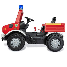 Load image into Gallery viewer, Mercedes fire truck with pedals and gears