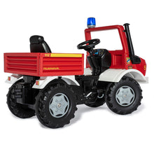 Load image into Gallery viewer, Mercedes fire truck with pedals and gears