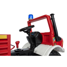 Load image into Gallery viewer, Mercedes fire truck with pedals and gears