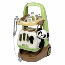 Carregar imatge al visor de la galeria, Carret de Veterinari de Joguina amb Panda de peluix i Accessoris