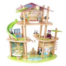 Cargar imagen en el visor de la galería, Casa de muñecas de los Osos Panda