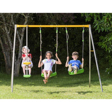 Load image into Gallery viewer, Triple garden swing with rocker Brioso