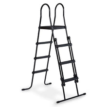 Cargar imagen en el visor de la galería, Escalera de Piscina EXIT para Altura de Estructura de 108-122cm - Negro