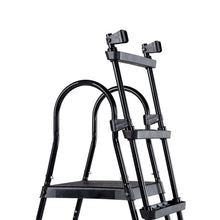 Cargar imagen en el visor de la galería, Escalera de Piscina EXIT para Altura de Estructura de 108-122cm - Negro