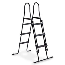 Cargar imagen en el visor de la galería, Escalera de Piscina EXIT para Altura de Estructura de 91-107cm - Negro