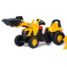 Cargar imagen en el visor de la galería, Excavadora de pedales JCB con remolque