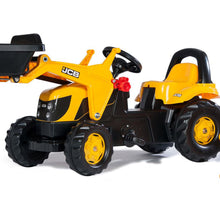 Cargar imagen en el visor de la galería, Excavadora de pedales JCB con remolque
