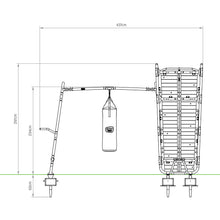 Carregar imatge al visor de la galeria, equipo de calistenia con medidas generales