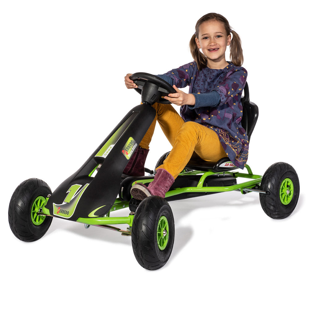 ferbedo pedal car AIR RACER AR8G Green Pedal Kart