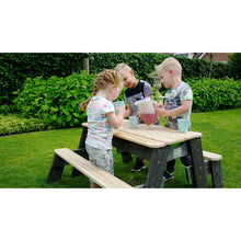 Carregar imatge al visor de la galeria, Taula de sorra i aigua amb pícnic i dos bancs Aksent