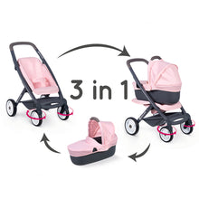 Cargar imagen en el visor de la galería, Cochecito para Muñecas Maxi-Cosi Combi 3 en 1 Rosa