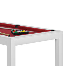 Cargar imagen en el visor de la galería, mesa de billar con tela color rojo