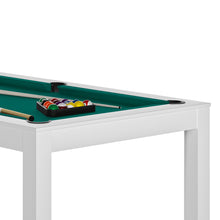 Cargar imagen en el visor de la galería, mesa de billar con tela color verde