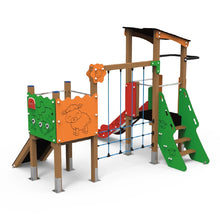 Load image into Gallery viewer, Pplayground with two towers and climbing elements Farm 4 - Public use