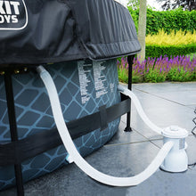 Load image into Gallery viewer, EXIT Stone Pool 305x76 with Filter Pump and Dome - Gray