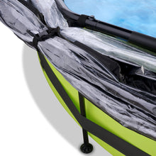 Cargar imagen en el visor de la galería, Piscina EXIT Lime 305x76 con bomba de filtro y cúpula - Verde