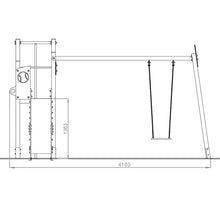 Carregar imatge al visor de la galeria, Parc infantil Sport 2 amb gronxador Baby ús públic