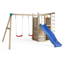 Carregar imatge al visor de la galeria, Parc Infantil Houser amb cabana i rocòdrom