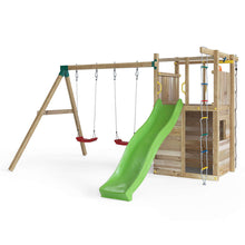 Carregar imatge al visor de la galeria, Parc Infantil Houser amb cabana i rocòdrom