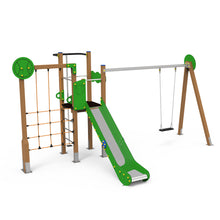 Carregar imatge al visor de la galeria, Parc infantil Sport 4 amb gronxador ús públic