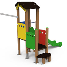 Cargar imagen en el visor de la galería, Parque Infantil Classic 2 con columpio uso público