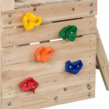 Load image into Gallery viewer, Parque Infantil Mari Small con tobogán pequeño y rocódromo