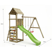 Carregar imatge al visor de la galeria, Parque Infantil de Madera Max-Play 2.2 con Tobogán