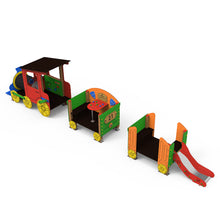 Carregar imatge al visor de la galeria, Parc Infantil Tren Miner amb Vagons ús públic