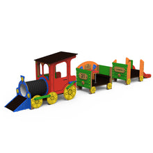 Carregar imatge al visor de la galeria, Parc Infantil Tren Miner amb Vagons ús públic