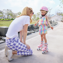 Load image into Gallery viewer, 2 in 1 inline roller skates size 30-33 - Pink
