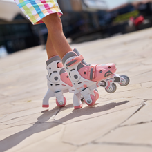 Load image into Gallery viewer, 2 in 1 inline roller skates size 30-33 - Pink