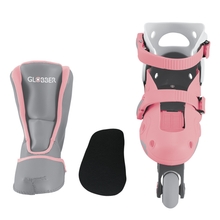 Load image into Gallery viewer, 2 in 1 inline roller skates size 30-33 - Pink